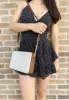 Michael Kors Jet Set East West Large Crossbody Vanilla MK Signature sold by Gaby's Bags