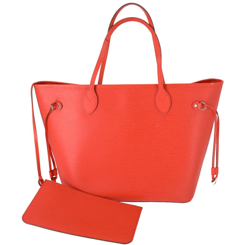 Louis Vuitton Neverfull MM Epi Leather Piment Tote Bag M40994 + Pouch sold by Gaby's Bags