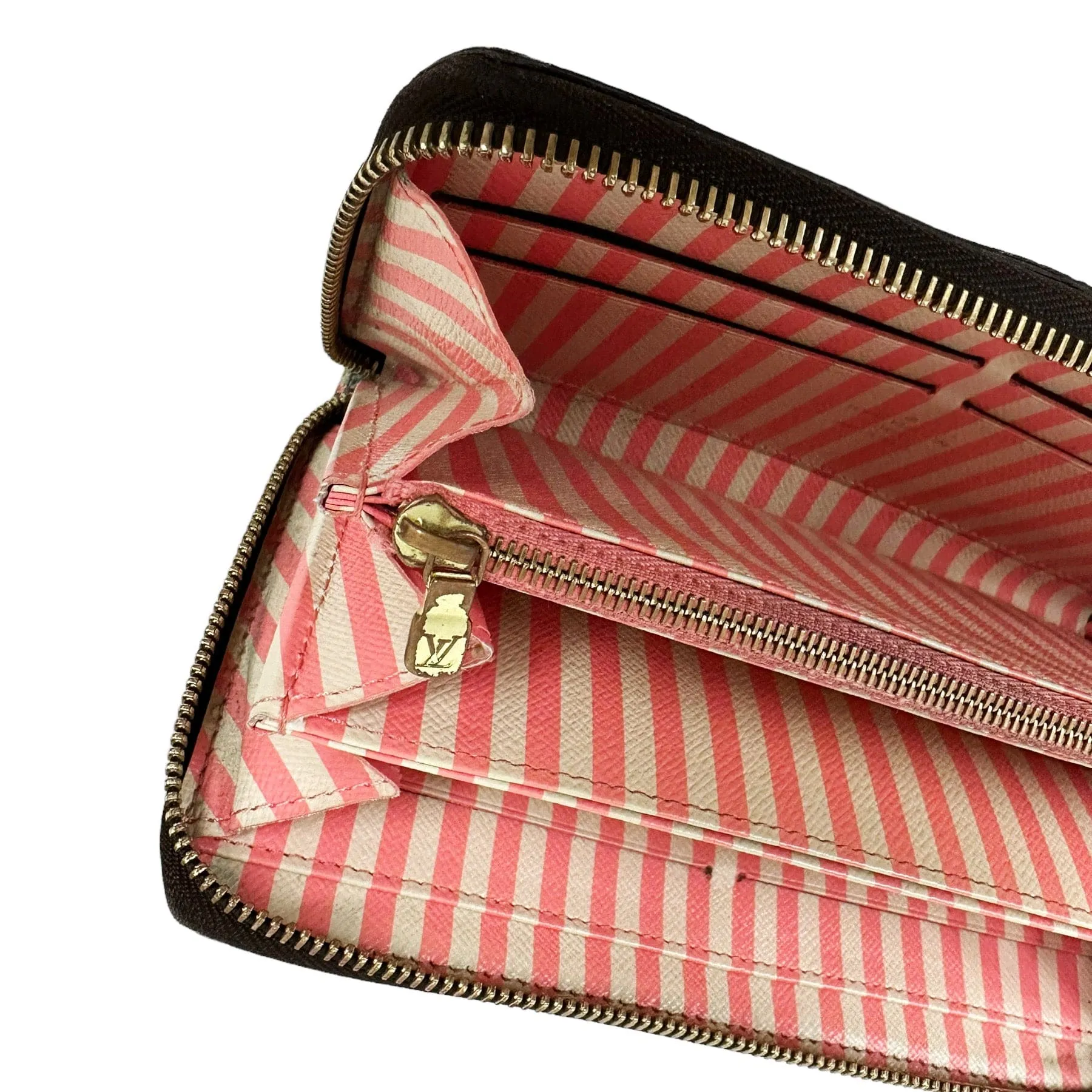 Louis Vuitton N63026 Brown Damier Tiger Illustration Zipper Round Wallet sold by Gaby's Bags product image thumbnail 5