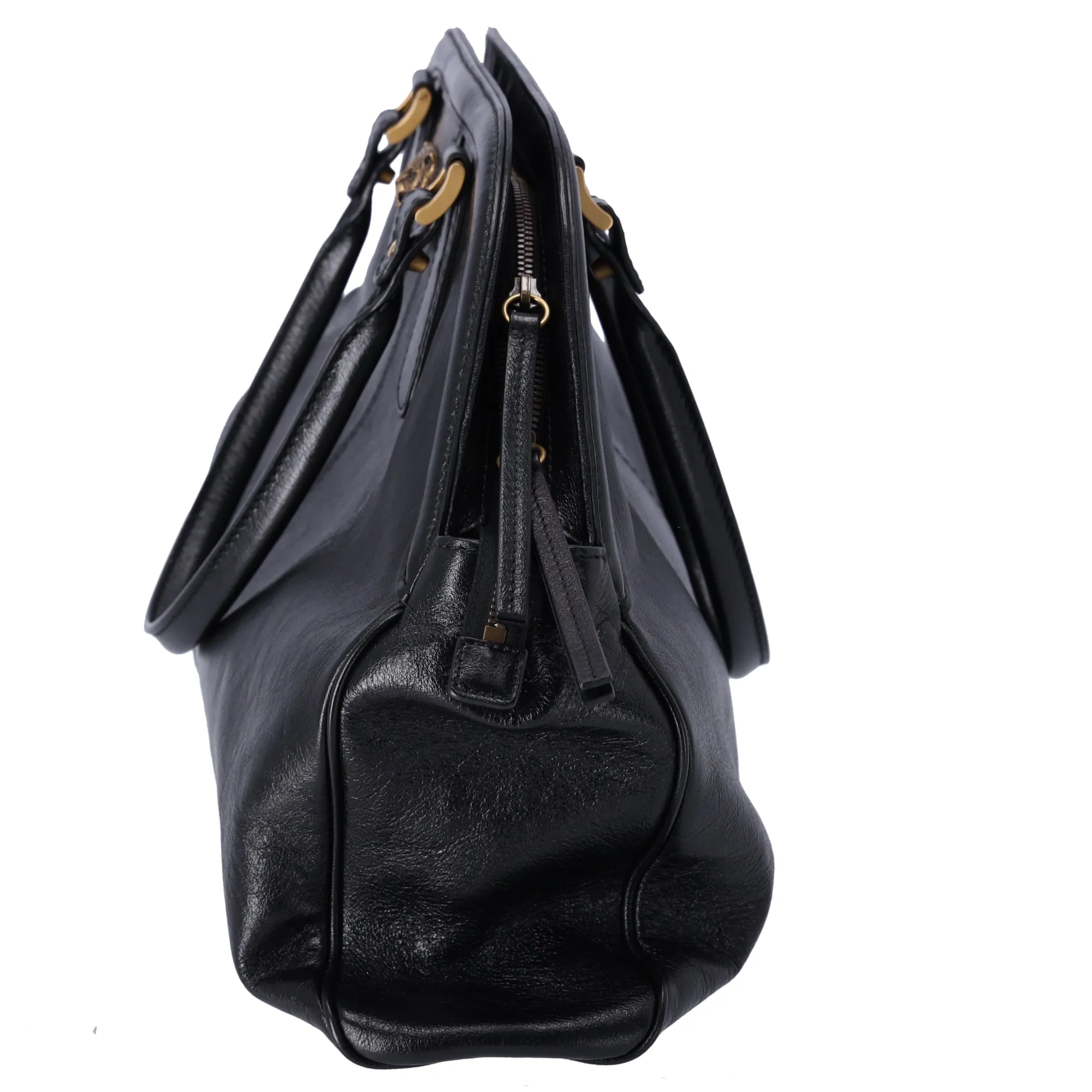GUCCI GG Marmont Re(belle) Large Top Handle Tote 515937 Black Leather sold by Gaby's Bags product image thumbnail 5