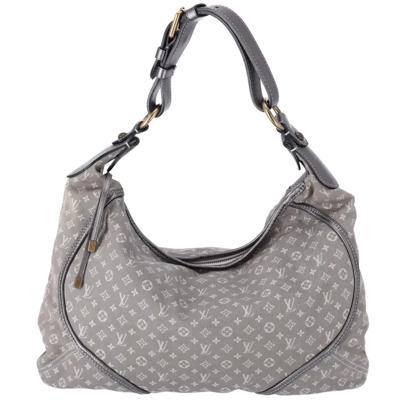 Louis Vuitton Monogram Mini Lin Manon MM Shoulder Bag Platine Grey M95618 sold by Gaby's Bags