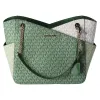 Michael Kors Jet Set Travel Large Chain Shoulder Tote Bag MK Fern Green Multi sold by Gaby's Bags