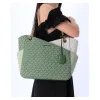 Michael Kors Jet Set Travel Large Chain Shoulder Tote Bag MK Fern Green Multi sold by Gaby's Bags