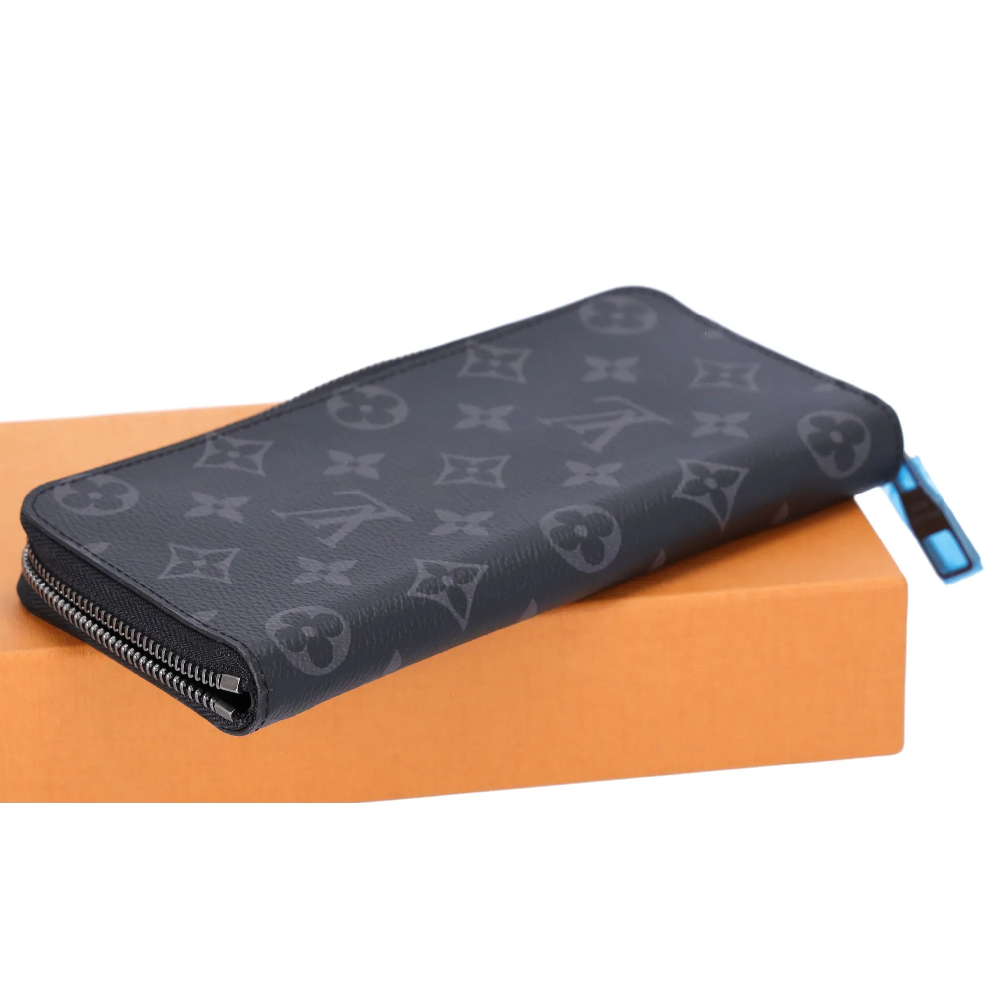 Louis Vuitton Zippy Vertical Long Wallet Monogram Eclipse M62295 Black sold by Gaby's Bags product image thumbnail 5