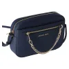 Michael Kors JetSet Large EastWest ZipChain CrossbodyBag NavyLeather sold by Gaby's Bags