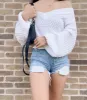 Kate Spade Hudson Striped Canvas Medium Convertible Crossbody Blue Beige sold by Gaby's Bags