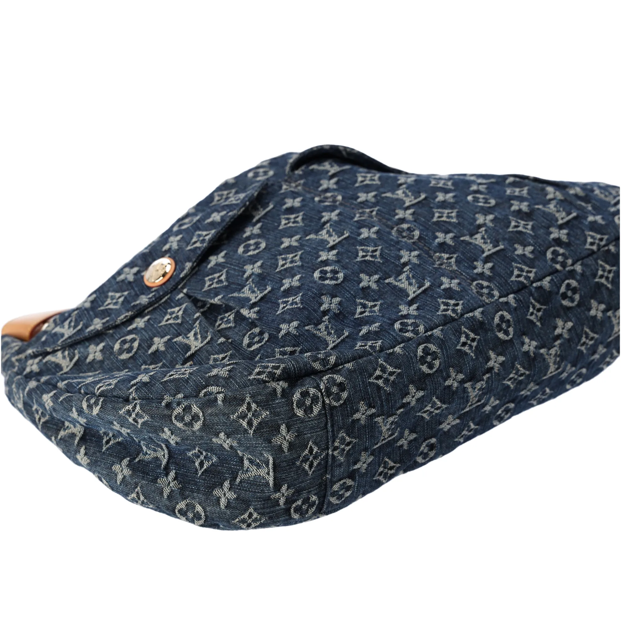 Louis Vuitton Daily GM Monogram Denim Shoulder Bag M40493 Gris Blue Monogram Denim Canvas sold by Gaby's Bags product image thumbnail 4
