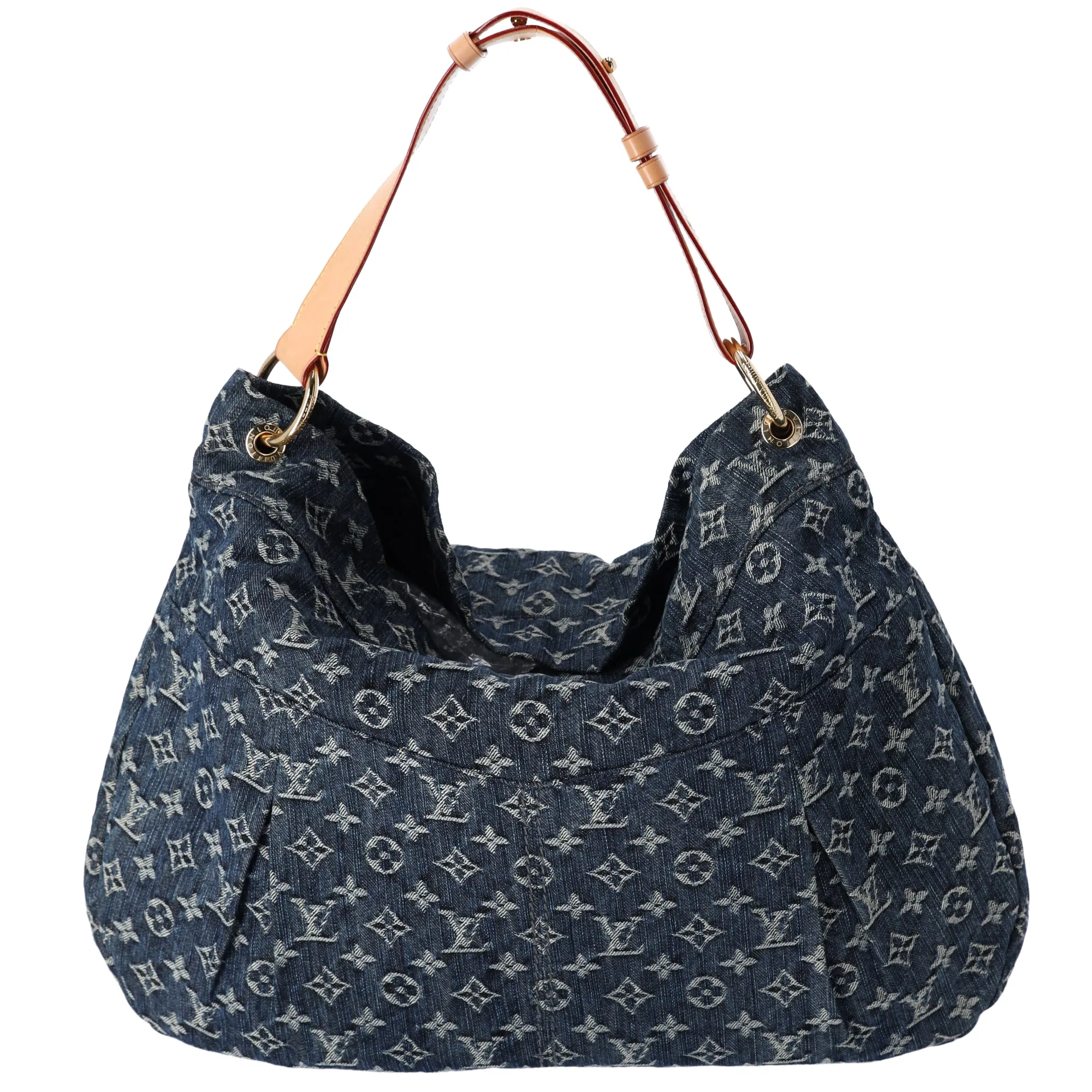 Louis Vuitton Daily GM Monogram Denim Shoulder Bag M40493 Gris Blue Monogram Denim Canvas sold by Gaby's Bags product image thumbnail 5