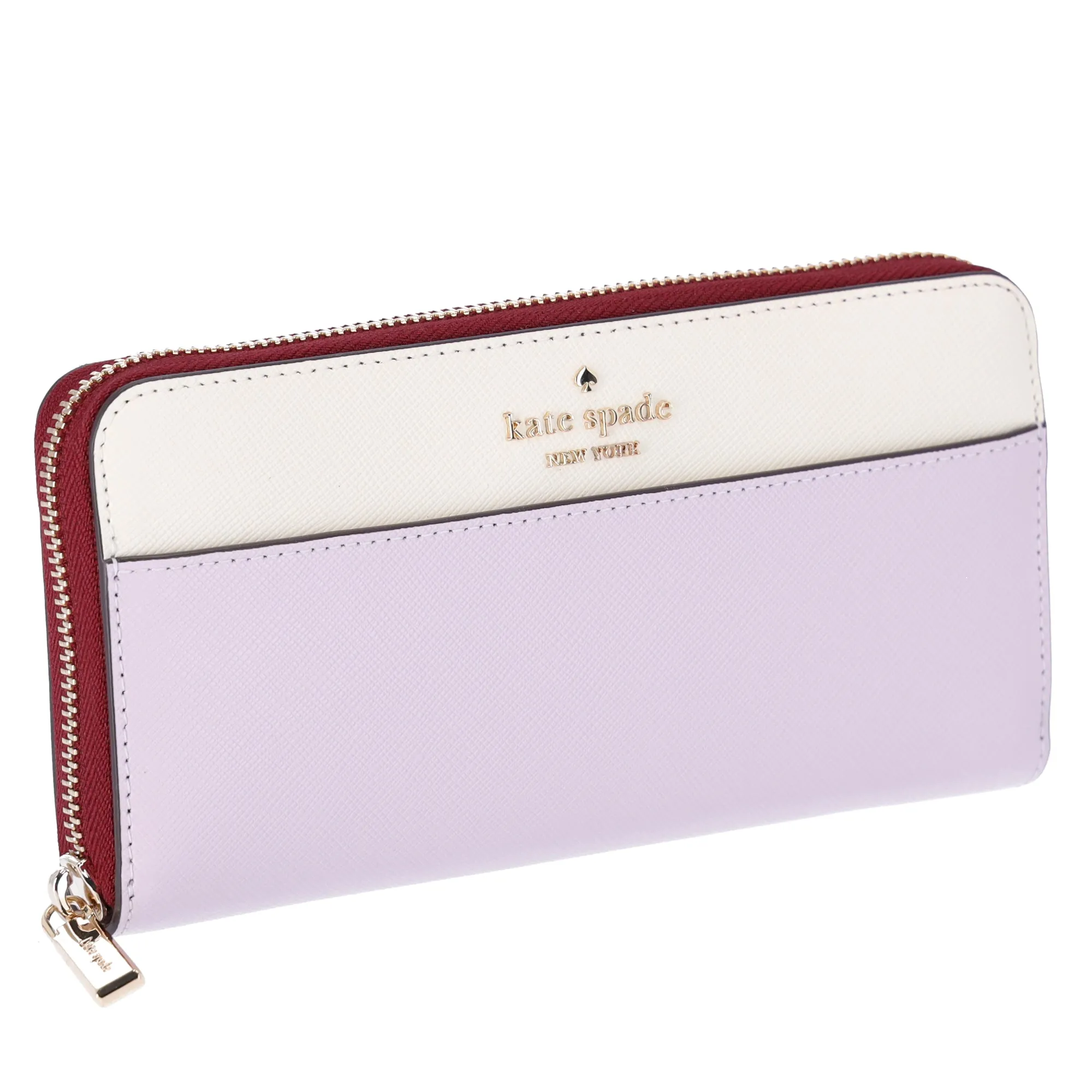 Kate Spade Madison Saffiano Leather Large Continental Wallet Lilac Moonlight sold by Gaby's Bags product image thumbnail 5