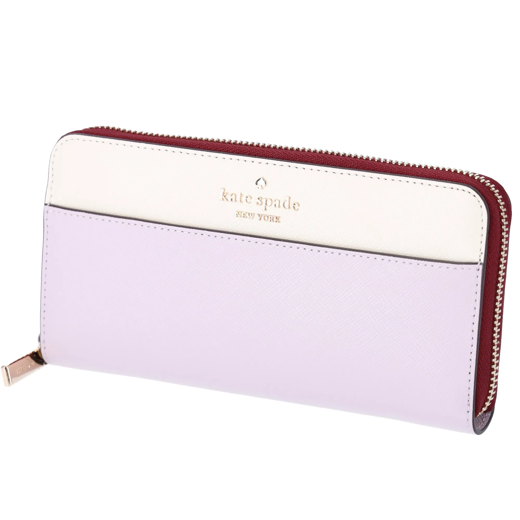 Kate Spade Madison Saffiano Leather Large Continental Wallet Lilac Moonlight sold by Gaby's Bags product image thumbnail 4