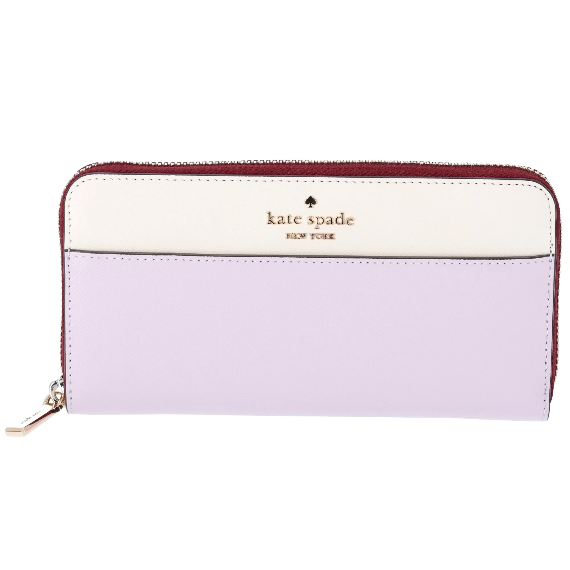 Kate Spade Madison Saffiano Leather Large Continental Wallet Lilac Moonlight sold by Gaby's Bags