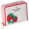 Kate Spade 3D Strawberry Dreams Small Zip Around Bifold Wallet Cream Multi sold by Gaby's Bags