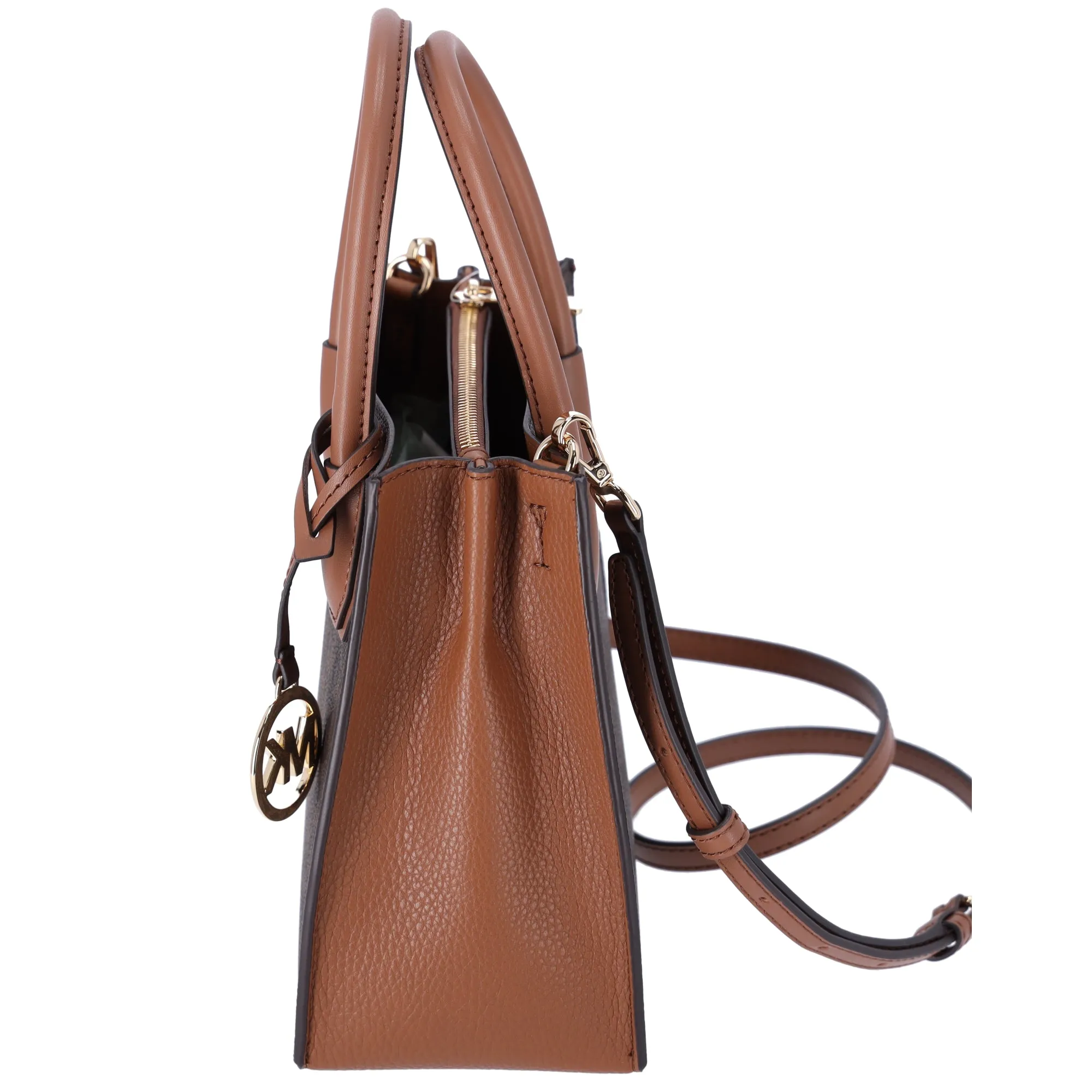 Michael Kors Mercer Medium MK Brown Signature Messenger Satchel Bag Crossbody sold by Gaby's Bags product image thumbnail 4