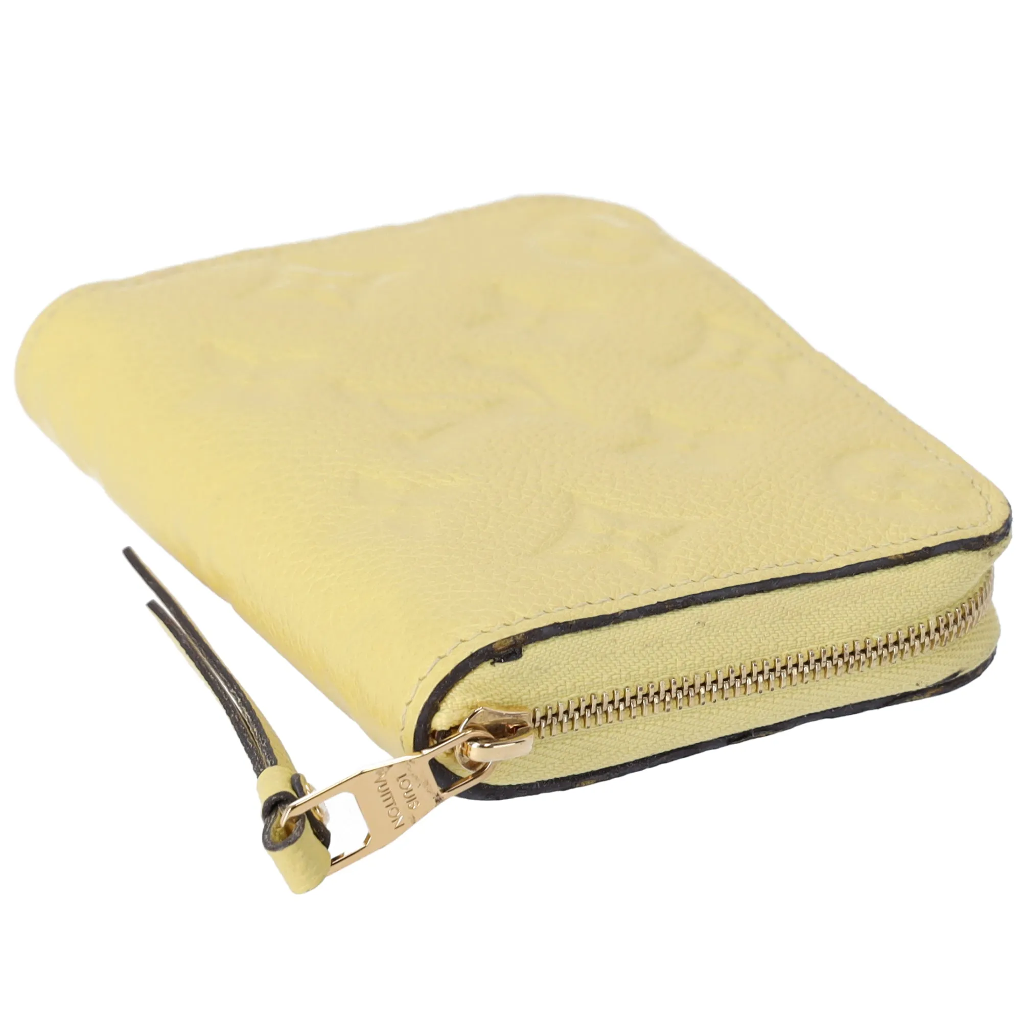 Louis Vuitton Zippy Coin Case Wallet Monogram Empreinte M60575 Citrine Yellow sold by Gaby's Bags product image thumbnail 4