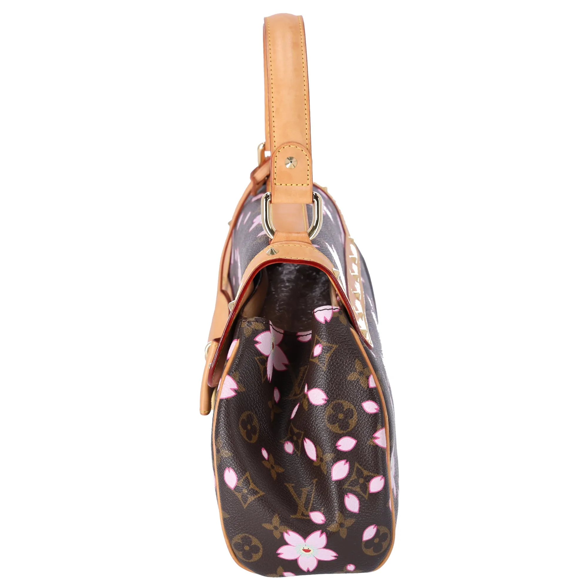 Louis Vuitton Monogram Cherry Blossom Sac Retro PM Handbag M92012 Brown sold by Gaby's Bags product image thumbnail 5