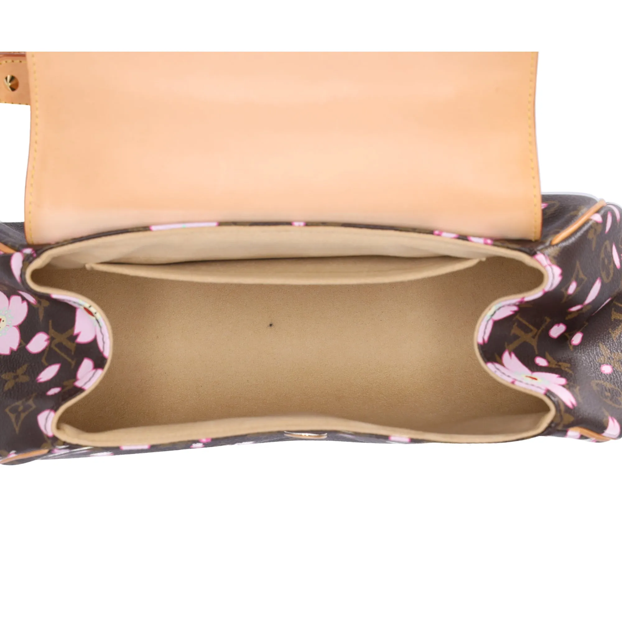 Louis Vuitton Monogram Cherry Blossom Sac Retro PM Handbag M92012 Brown sold by Gaby's Bags product image thumbnail 3