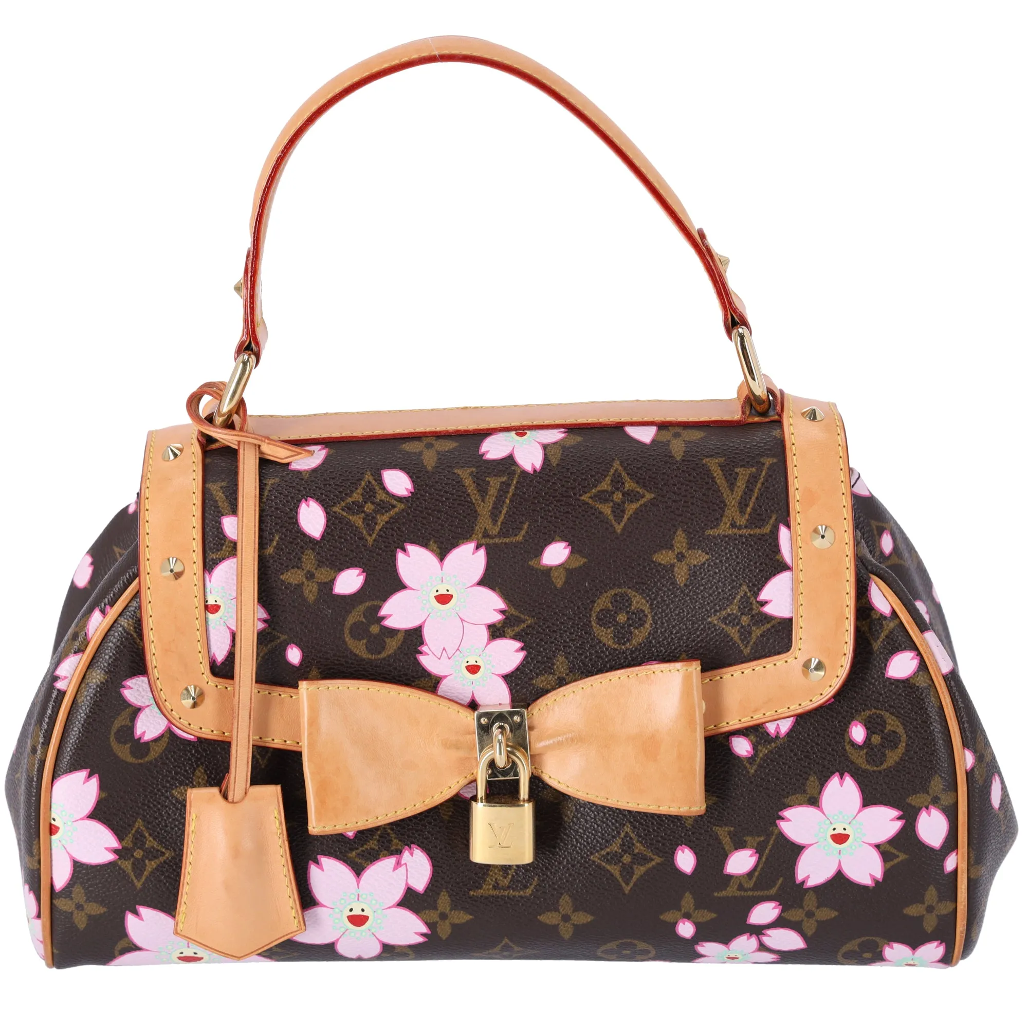Louis Vuitton Monogram Cherry Blossom Sac Retro PM Handbag M92012 Brown sold by Gaby's Bags product image thumbnail 2