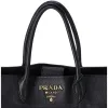 Prada Vitello Daino Leather Large Carryall Tote Bag Black 37866881 sold by Gaby's Bags