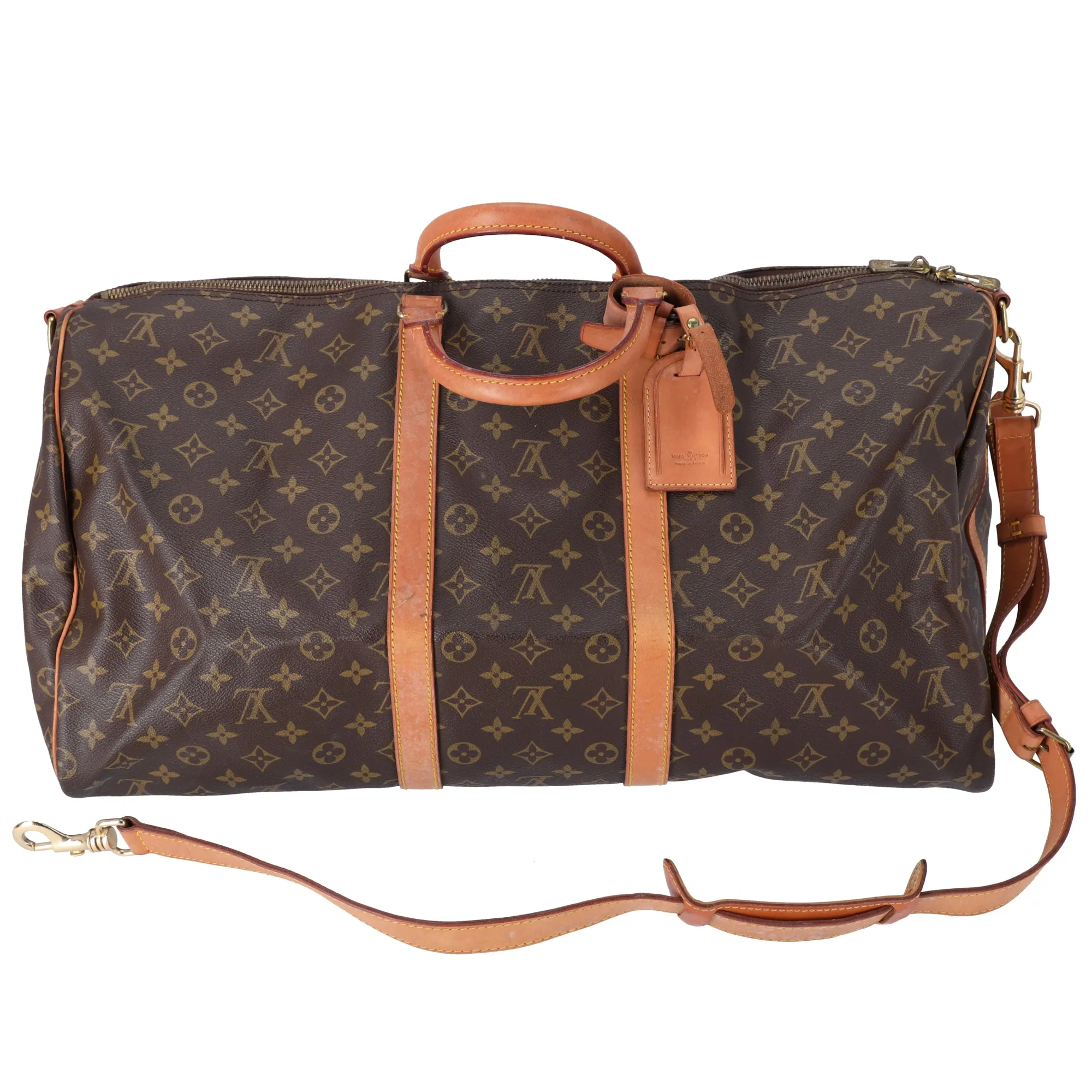 Louis Vuitton Keepall Bandouliere 55 Monogram Boston Bag M41414 sold by Gaby's Bags