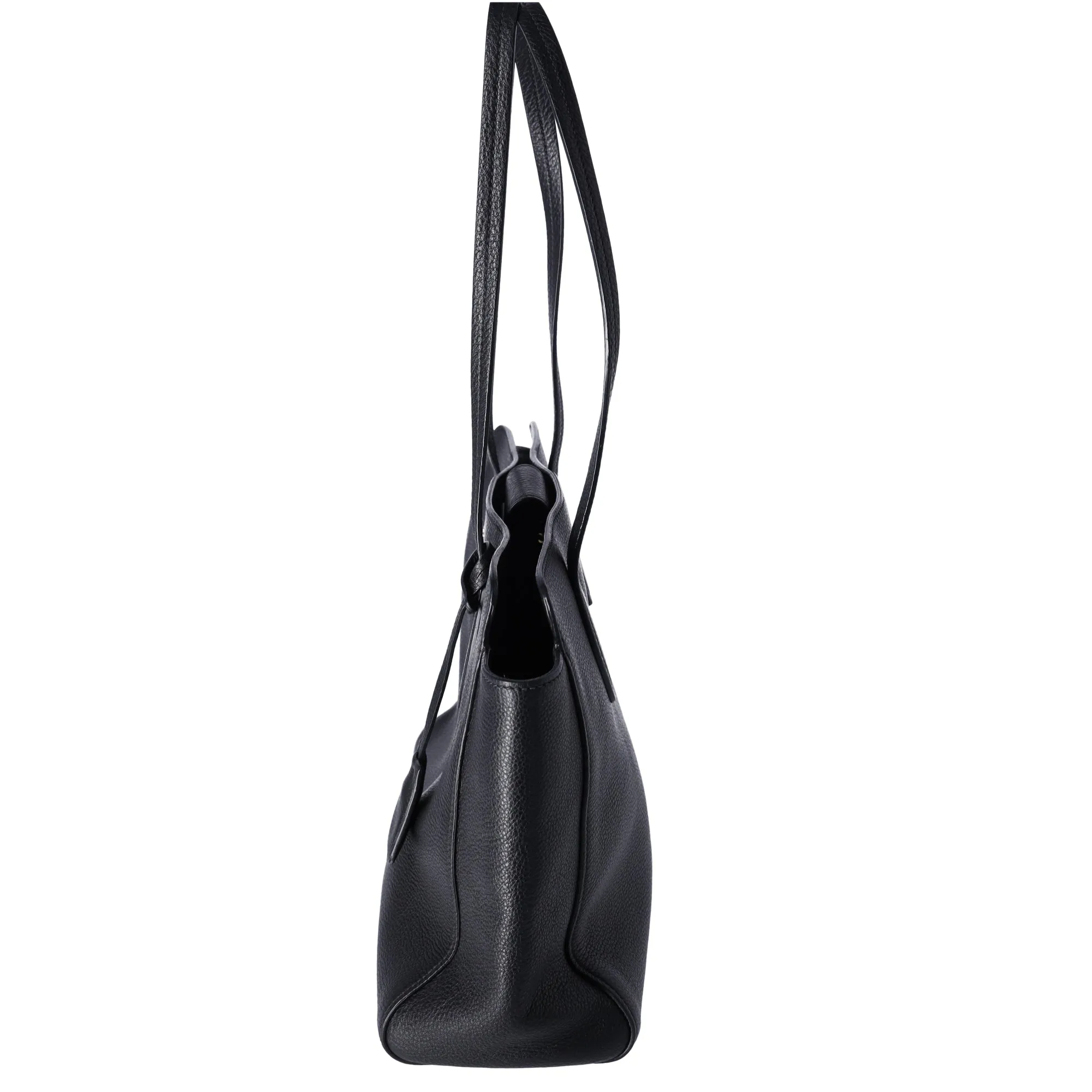 PRADA Vitello Phenix Tote Black Pebbled Leather 1BG111 sold by Gaby's Bags product image thumbnail 2