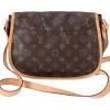 Louis Vuitton Monogram Menilmontant PM Canvas Leather Shoulder Bag Brown M40474 sold by Gaby's Bags