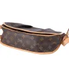 Louis Vuitton Monogram Menilmontant PM Canvas Leather Shoulder Bag Brown M40474 sold by Gaby's Bags