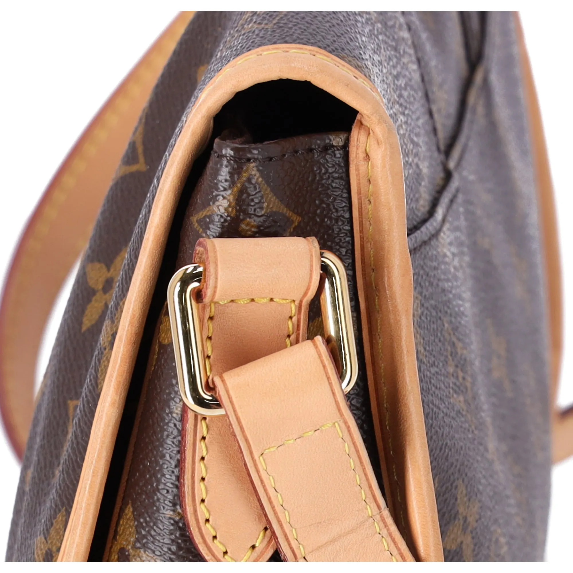 Louis Vuitton Monogram Menilmontant PM Canvas Leather Shoulder Bag Brown M40474 sold by Gaby's Bags product image thumbnail 3