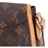 Louis Vuitton Monogram Menilmontant PM Canvas Leather Shoulder Bag Brown M40474 sold by Gaby's Bags
