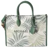 Michael Kors Mirella Medium East West Tote Fern Green multi Palm Tree Leaves sold by Gaby's Bags