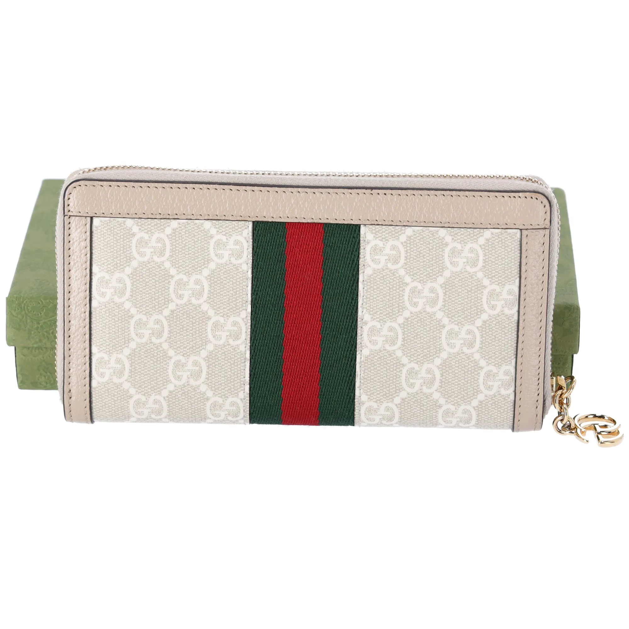 GUCCI Ophidia Long Wallet 523154 Beige PVC Leather sold by Gaby's Bags product image thumbnail 5