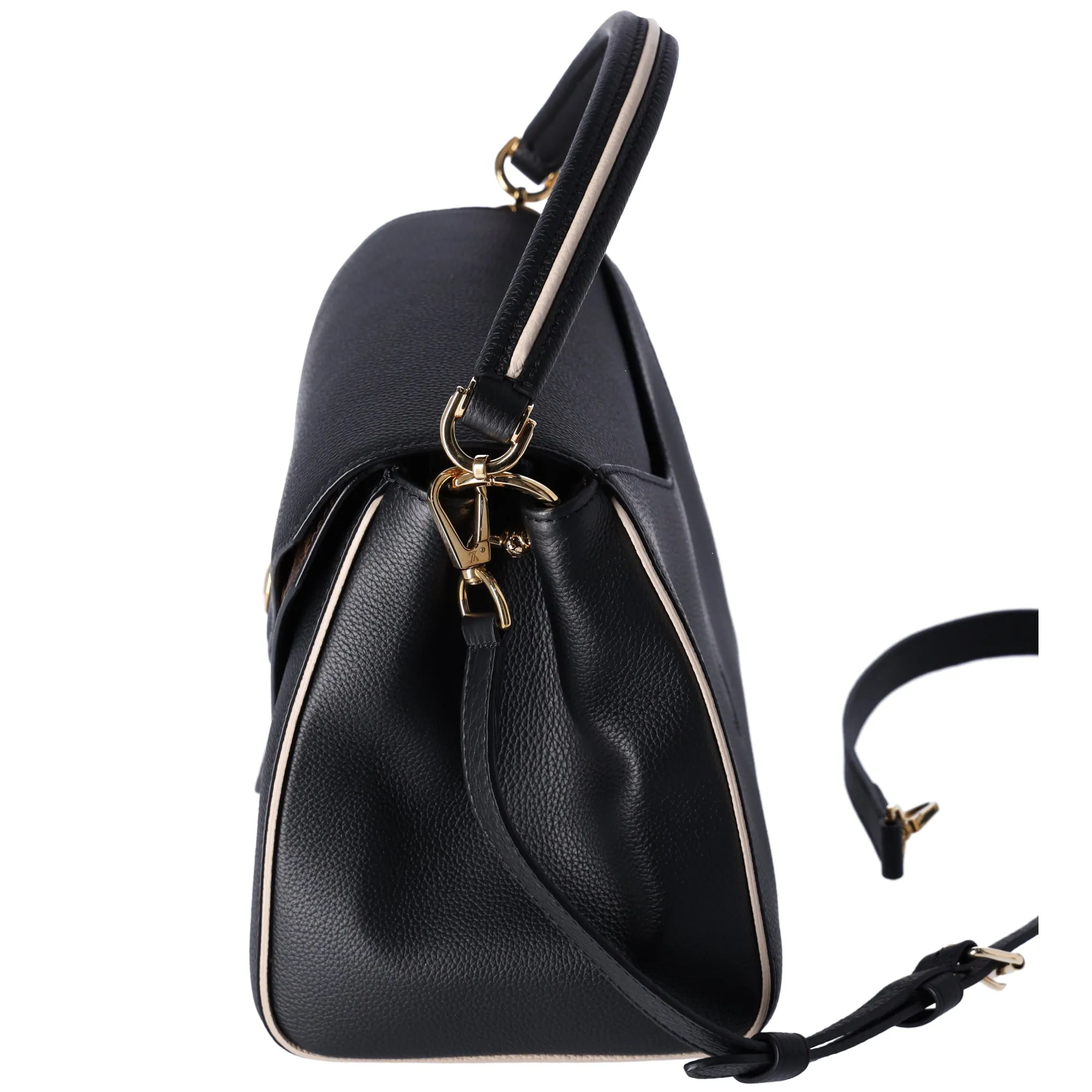 Louis Vuitton M54439 Monogram Double V Satchel Shoulder Bag Noir Black Leather sold by Gaby's Bags product image thumbnail 3