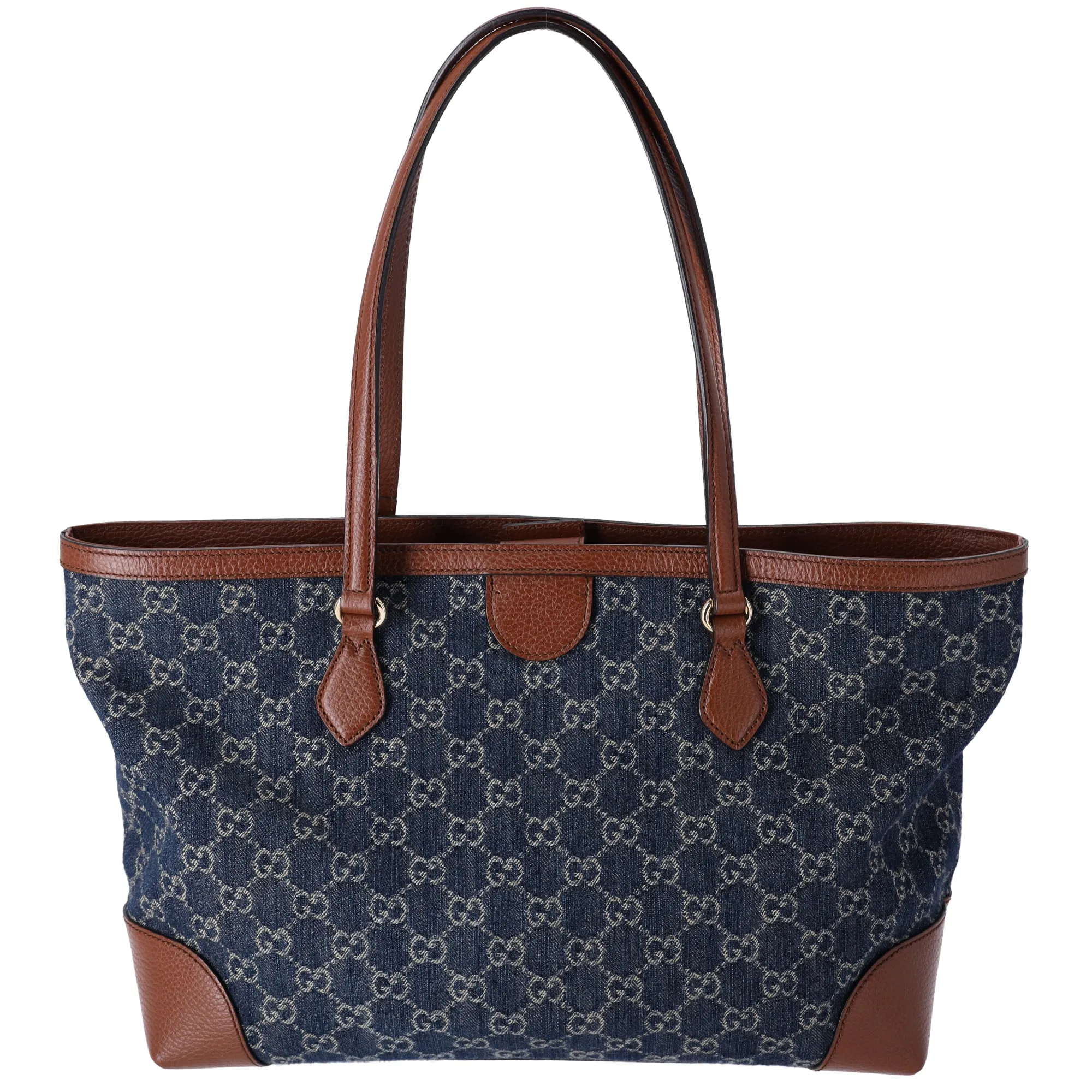 GUCCI Ophidia GG Medium Jacquard Denim Tote Bag Dark Blue 631685 sold by Gaby's Bags product image thumbnail 4
