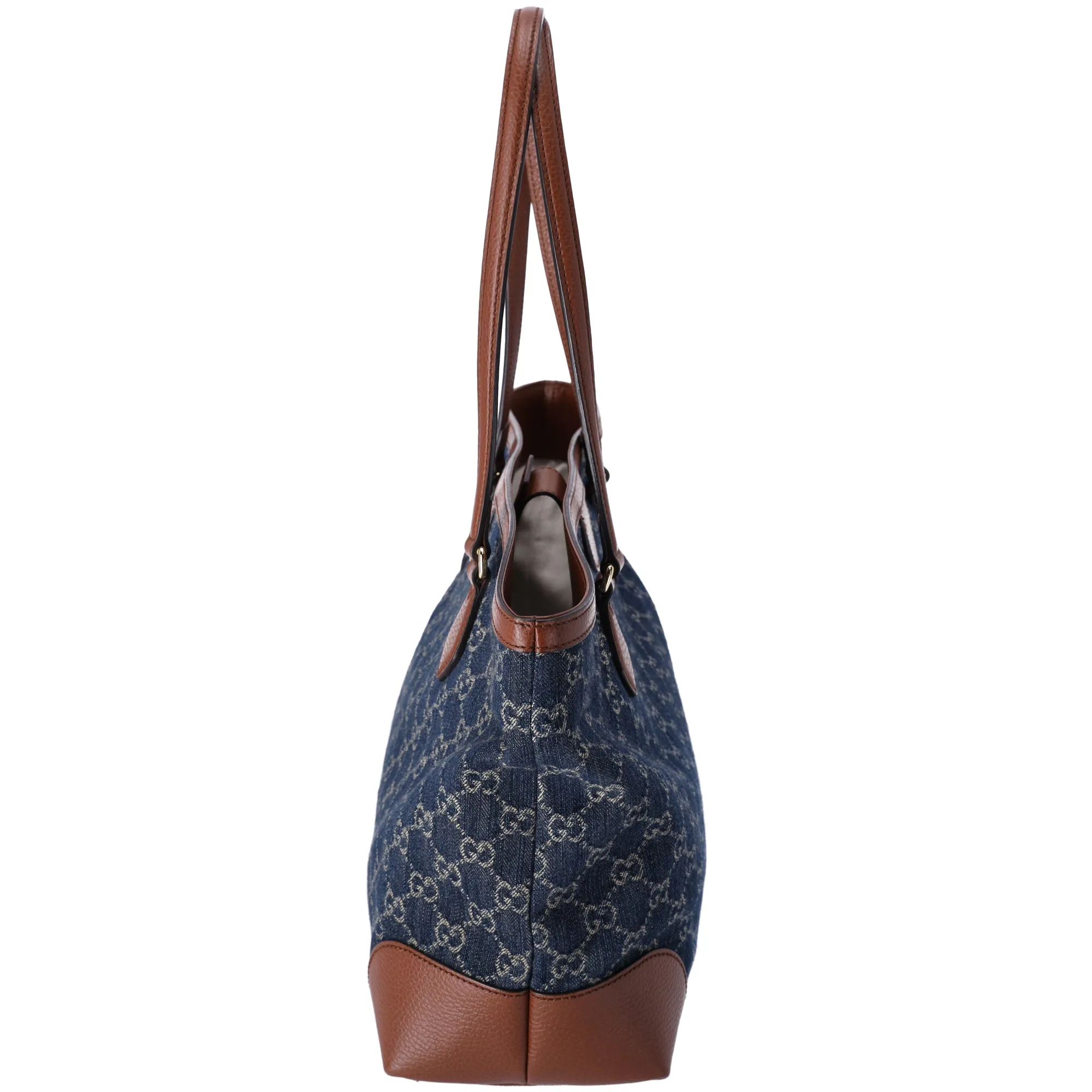GUCCI Ophidia GG Medium Jacquard Denim Tote Bag Dark Blue 631685 sold by Gaby's Bags product image thumbnail 3