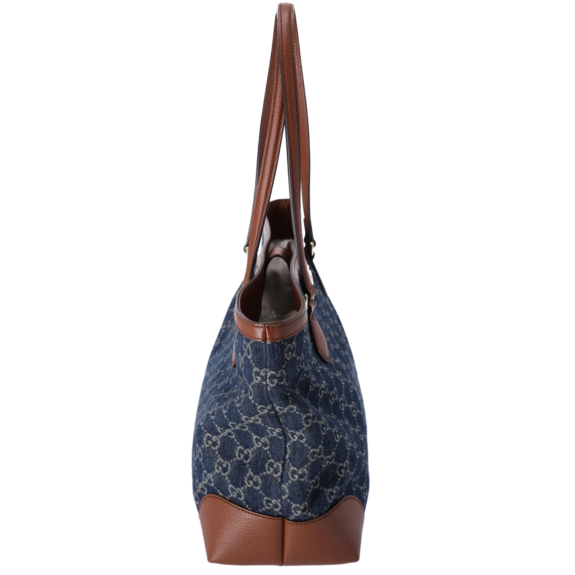 GUCCI Ophidia GG Medium Jacquard Denim Tote Bag Dark Blue 631685 sold by Gaby's Bags product image thumbnail 5