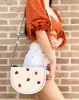 Kate Spade Luna Crescent Ladybug Crossbody KA736 Neutral Multi Straw Leather sold by Gaby's Bags