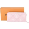 Louis Vuitton Zippy Wallet Giant Monogram Empreinte Broderie Long Wallet M81138 Pink sold by Gaby's Bags