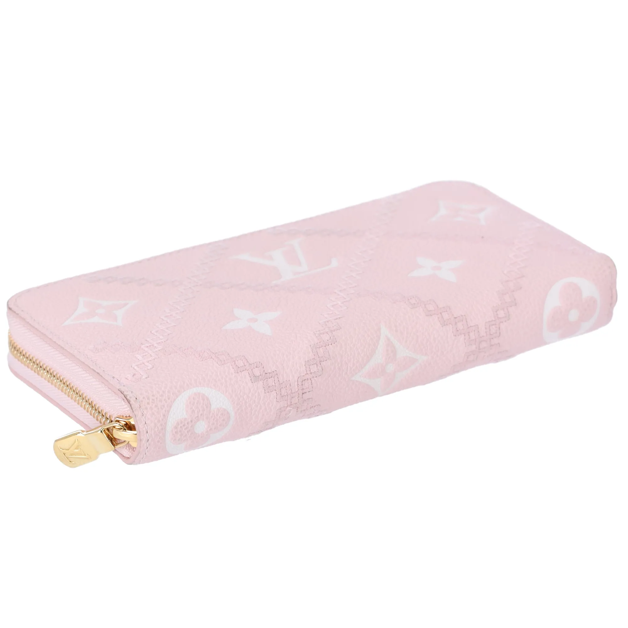 Louis Vuitton Zippy Wallet Giant Monogram Empreinte Broderie Long Wallet M81138 Pink sold by Gaby's Bags product image thumbnail 5