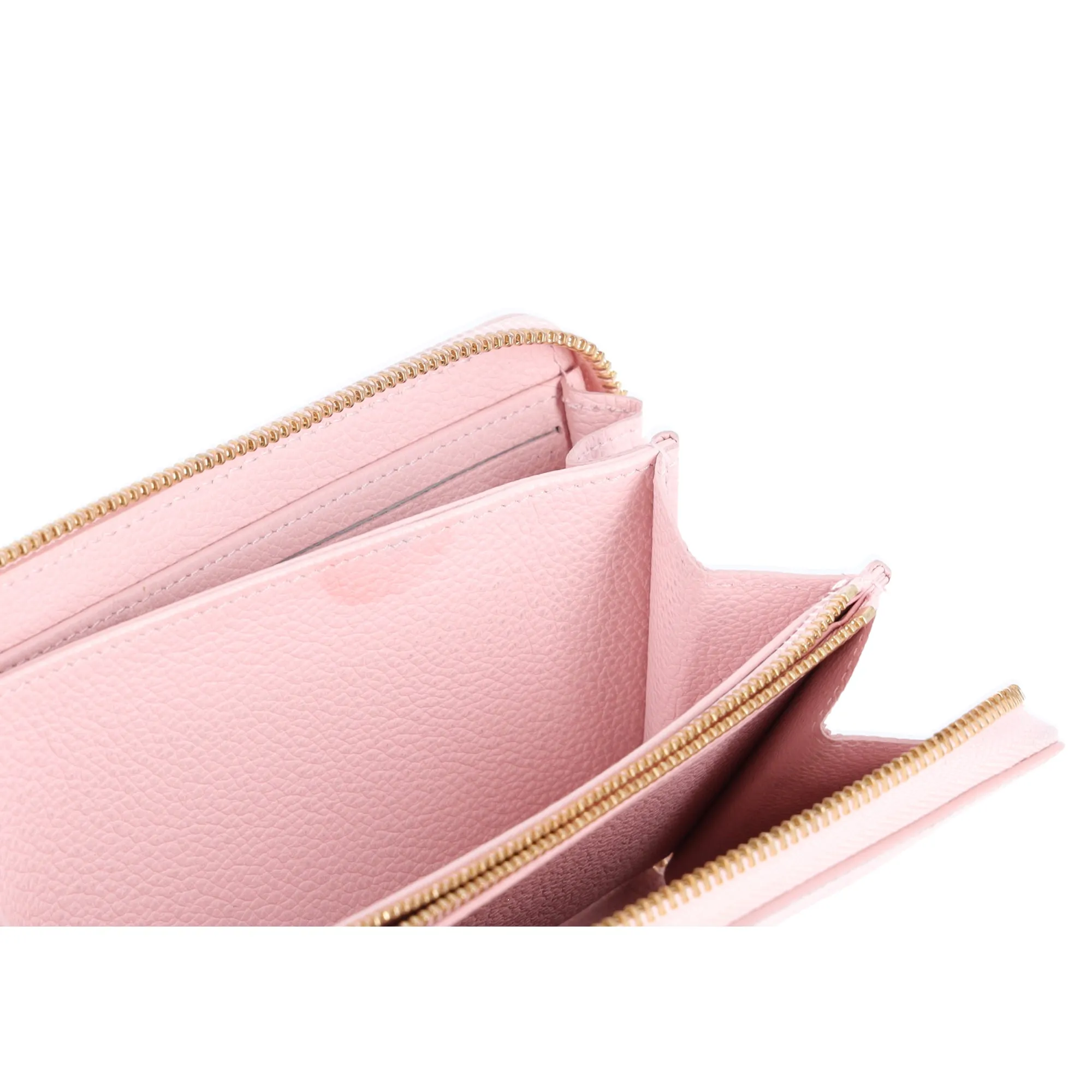 Louis Vuitton Zippy Wallet Giant Monogram Empreinte Broderie Long Wallet M81138 Pink sold by Gaby's Bags product image thumbnail 2