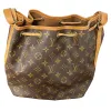 Louis Vuitton Petit Noe Drawstring Bucket Bag Shoulder Bag Brown Monogram sold by Gaby's Bags