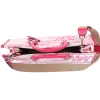 Michael Kors Mirella Medium East West Tote Electric Pink Multi Palm Tree Leaves sold by Gaby's Bags