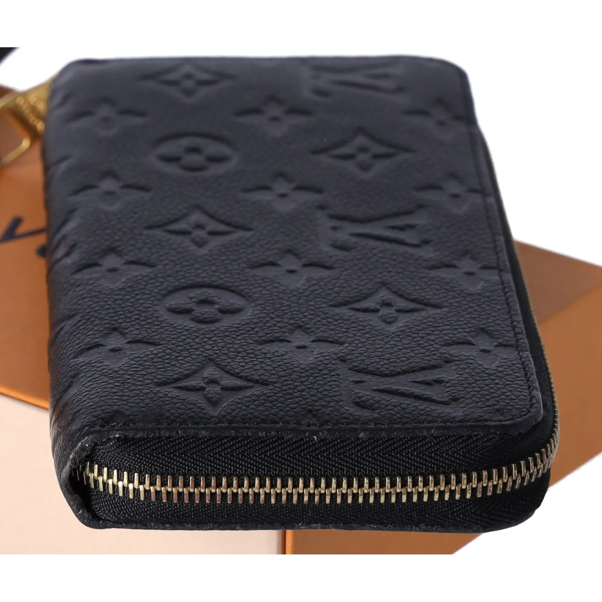 Louis Vuitton Zippy Wallet Monogram Empreinte Long Wallet M60571 Noir sold by Gaby's Bags product image thumbnail 5