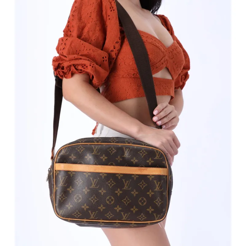 Louis Vuitton Reporter PM M45254 Brown Monogram Shoulder Bag Messenger made by Louis Vuitton