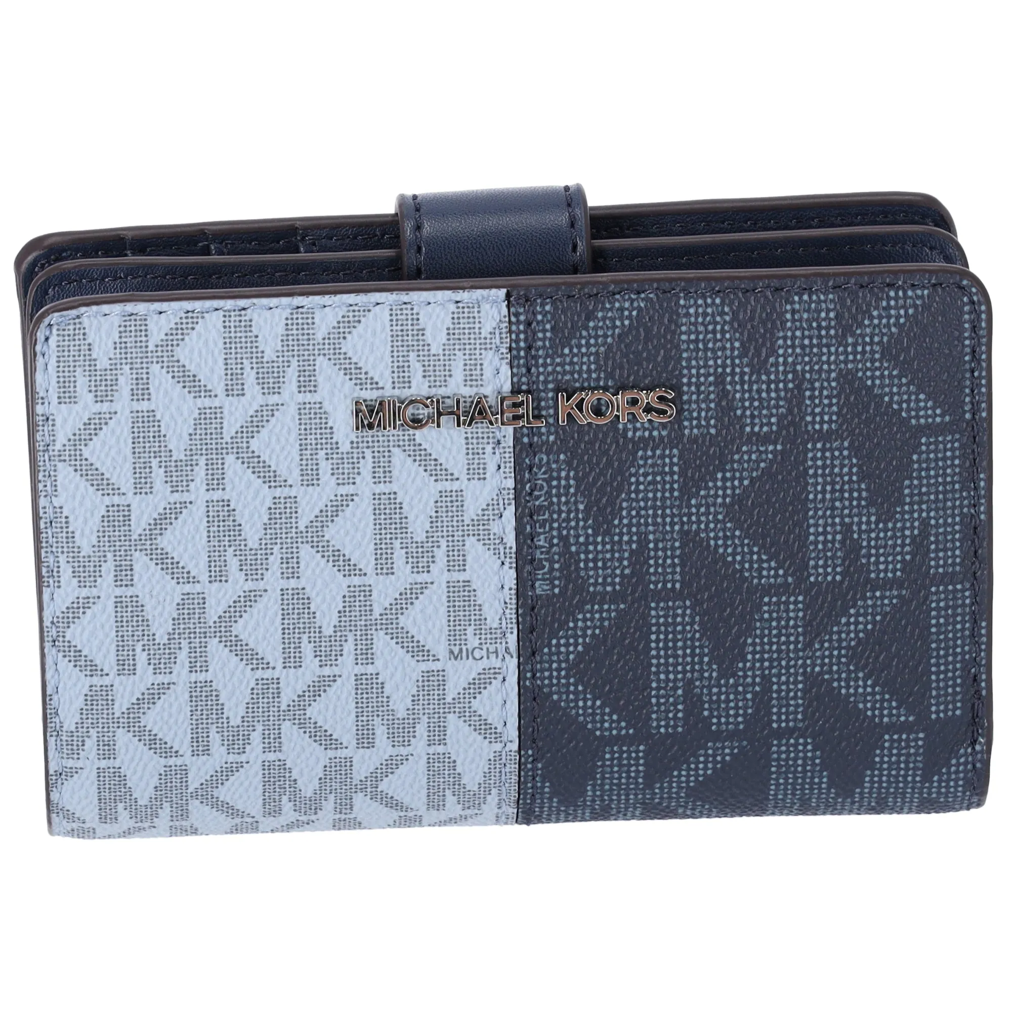 Michael Kors Jet Set Travel Medium Bifold Zip Coin ID Card Wallet Navy Multi sold by Gaby's Bags product image thumbnail 2
