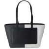Michael Kors Jet Set Travel Medium Zip Top Tote Black Multi MK Signature sold by Gaby's Bags