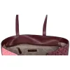 Michael Kors Jet Set Travel Medium Zip Top Tote Oxblood Multi MK Signature sold by Gaby's Bags