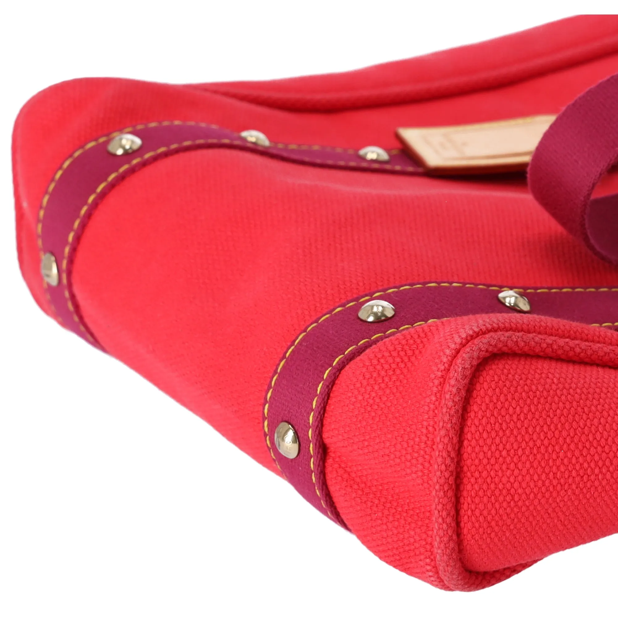 Louis Vuitton Cabas MM Antigua Tote Bag M40034 Red Rouge Canvas sold by Gaby's Bags product image thumbnail 2