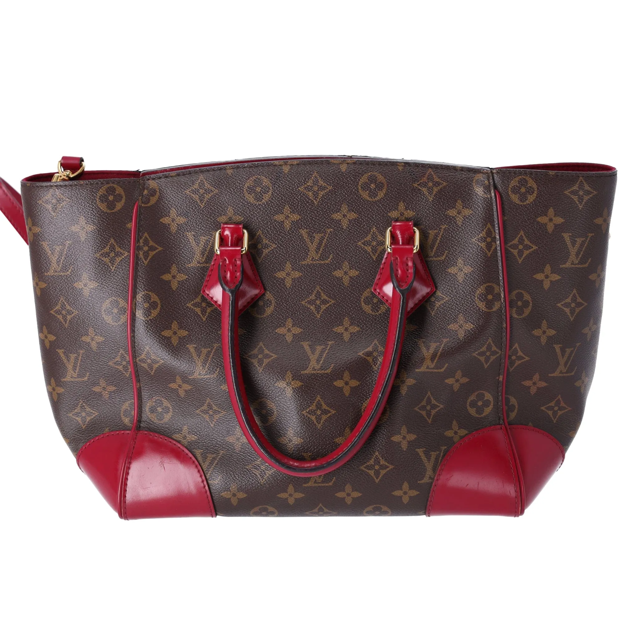 Louis Vuitton Monogram Phoenix MM Carryall Tote M41541 Fuchsia Brown sold by Gaby's Bags product image thumbnail 4