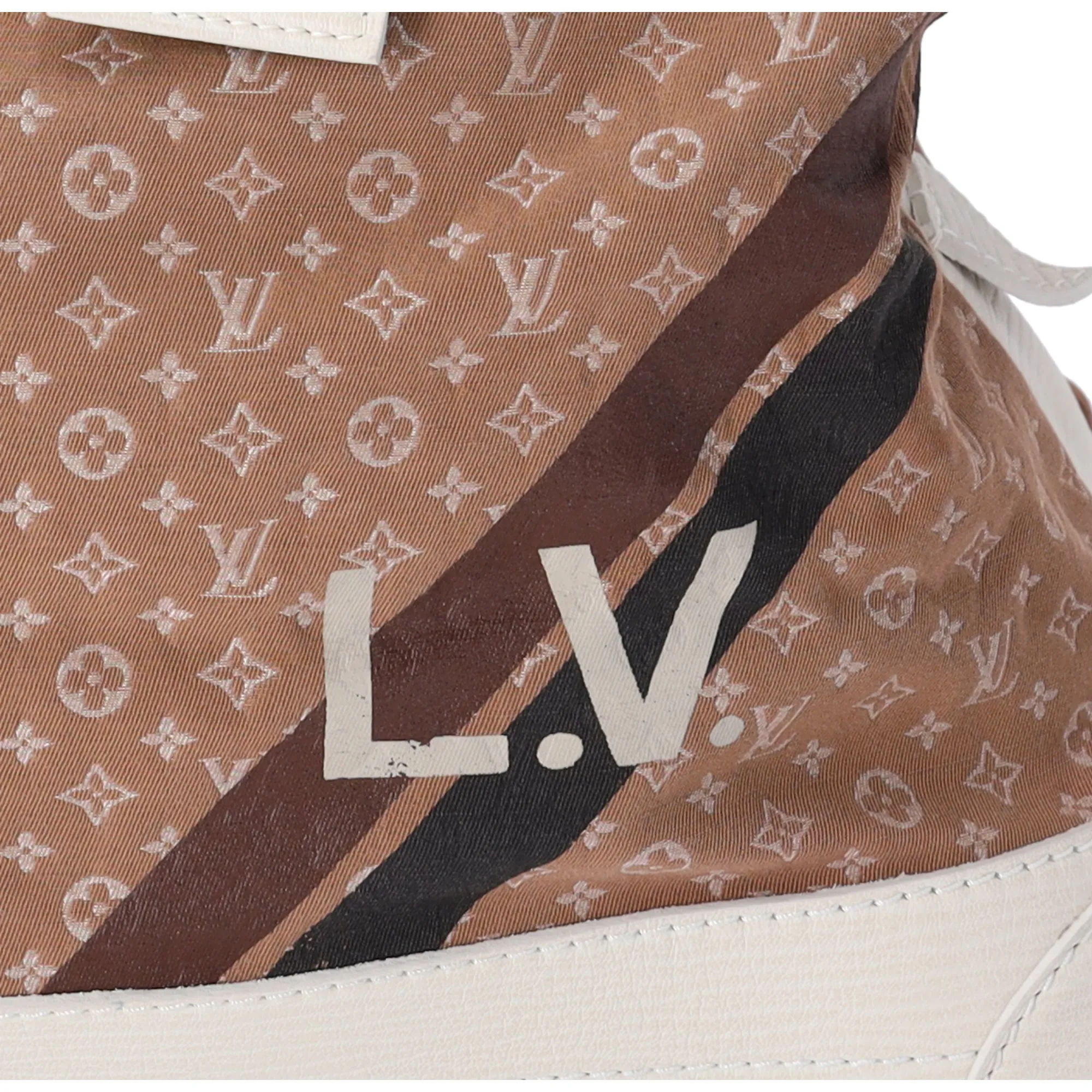 Louis Vuitton Mini Lin Initiales Isfahan Monogram Stripe Duffle Bag sold by Gaby's Bags product image thumbnail 3
