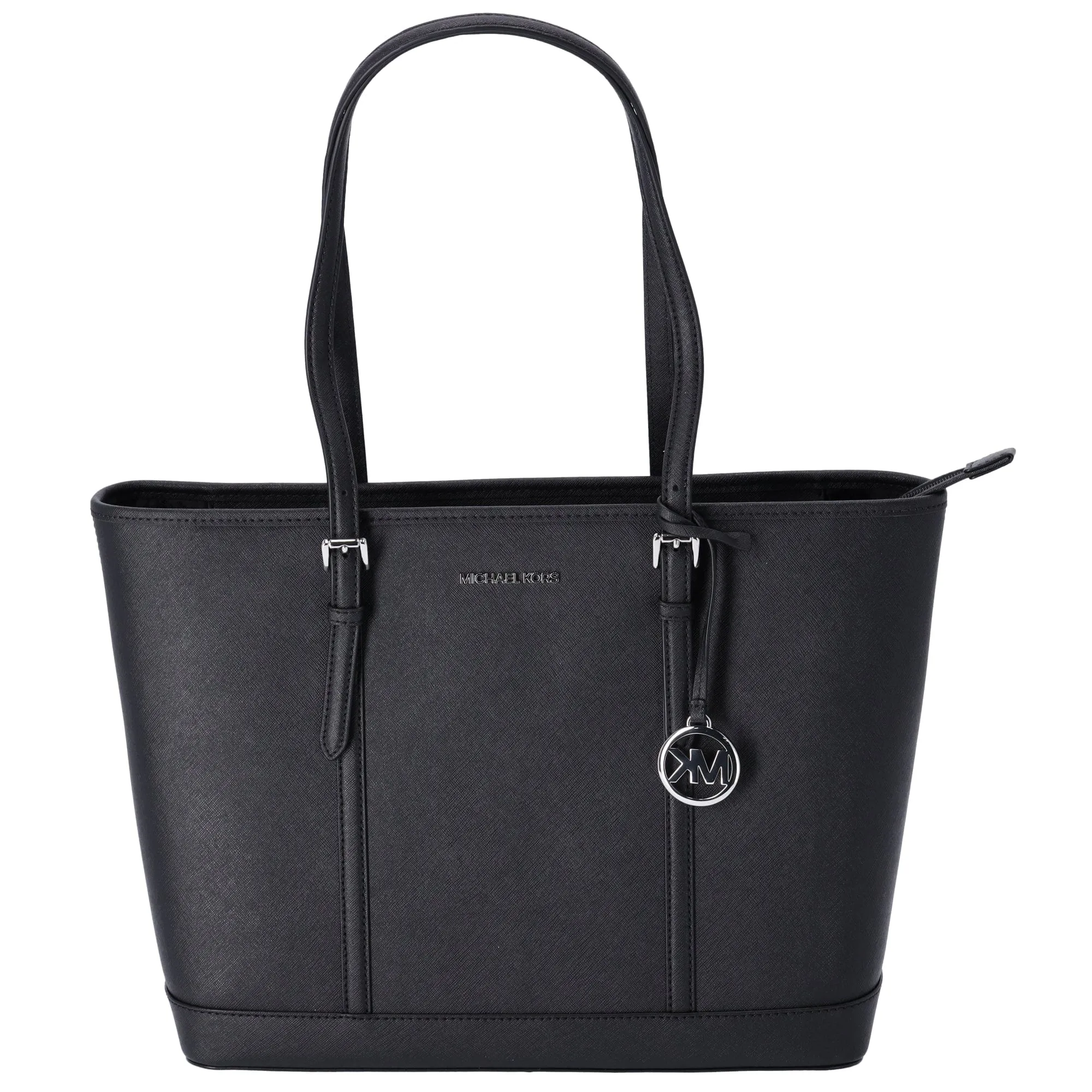 Michael Kors Jet Set Travel Large Leather Top Zip Shoulder Tote Black sold by Gaby's Bags product image thumbnail 5