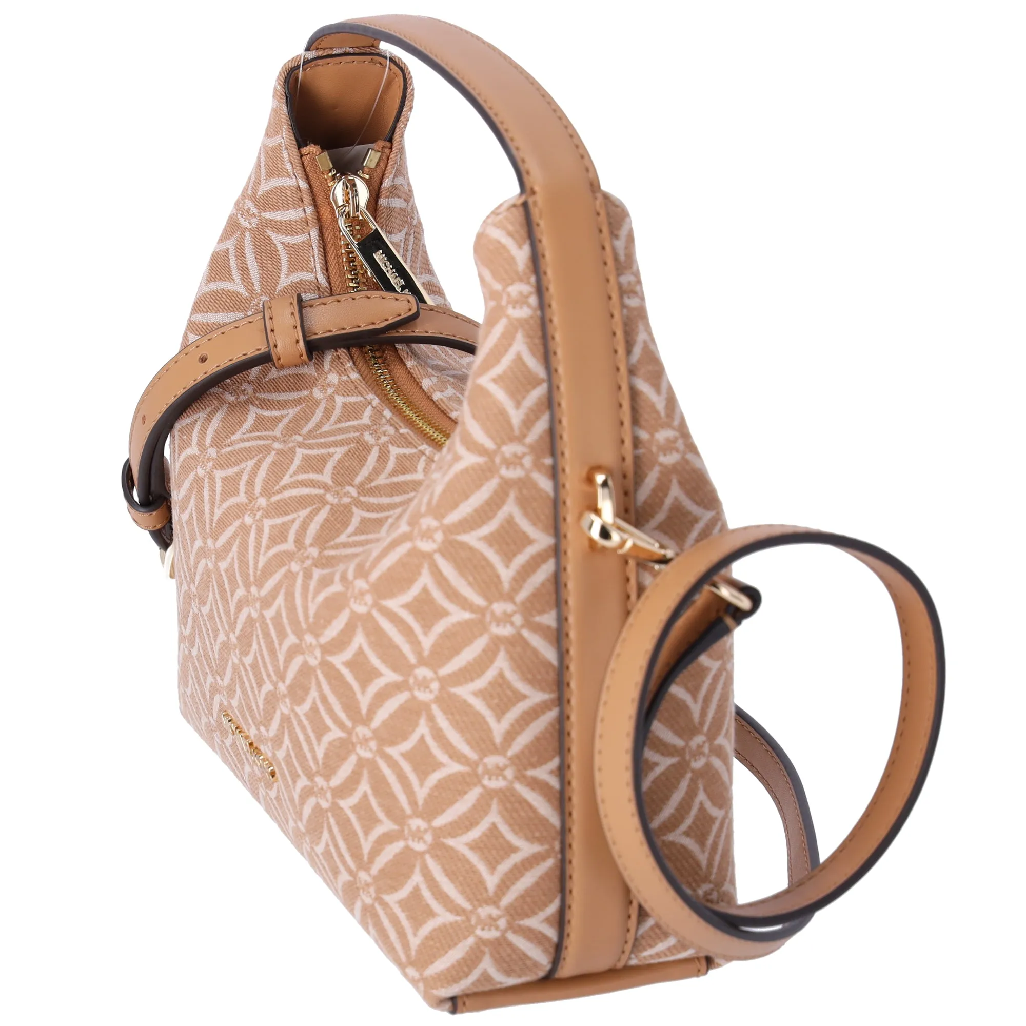 Michael Kors Ember Small Shoulder Crossbody Bag MK Jacquard Deer Tan Multi sold by Gaby's Bags product image thumbnail 2